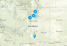 Snowshoeing around Albuquerque