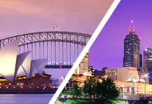 Sydney a Melbourne