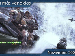 Los juegos más vendidos en España. Noviembre 2009
