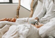 A woman is strangled to death in her own pajamas
