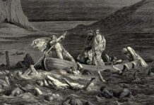 Why were coins put in the eyes of the dead?