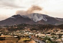 Forest fire under control in southern Spain