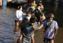 Severe flooding in Thailand