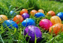 What is the origin of Easter eggs and why is there a rabbit?