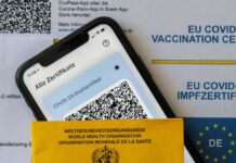 Fake vaccination certificate for "Adolf Hitler" shown as real