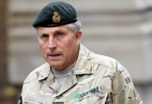 British military chief warns that UK should be prepared for war with Russia