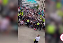Chaos at Wembley: flood of fans trying to sneak into the Euro final without a ticket