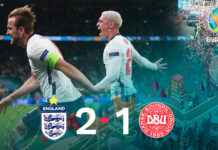 England wins and is one step away from glory