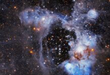 Spectacular image of an emission nebula, thanks to Hubble