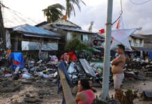 The number of typhoon victims in the Philippines rises over 200