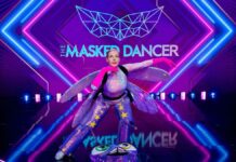 Ute Lemper flies as the firefly from "Masked Dancer"
