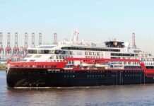 Hurtigruten ship ran aground in Norway