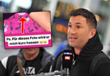 Lucas Cordalis comes home to the jungle – his wife secretly shoots Photo: “He will hate me for that”