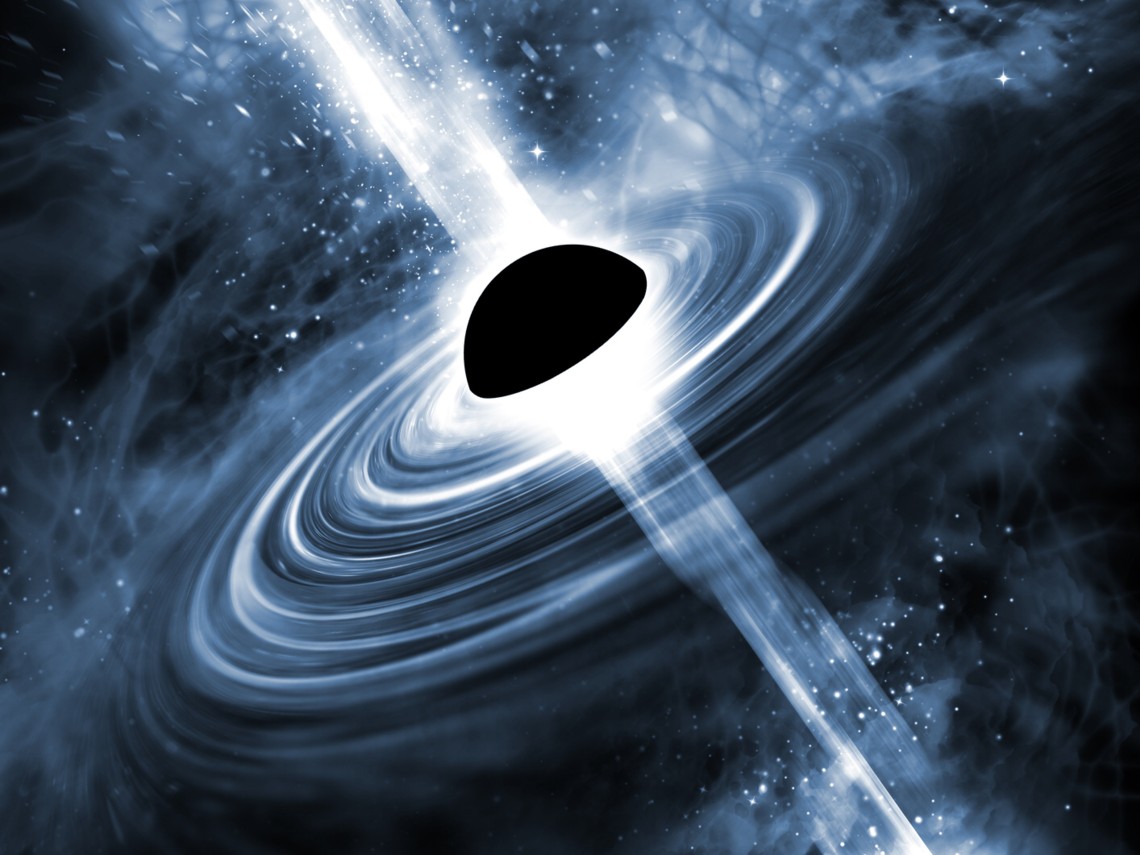 They find a monstrous supermassive black hole hidden in a ring of dust ...