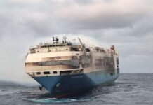 Fire on ship with 4000 cars: More security required
