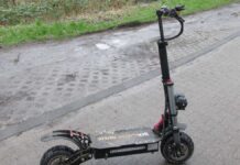 Tuned e-scooter stopped by the police: it could even keep up with that on the country road