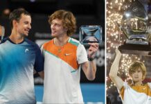 Rublev's message to the world: "Peace for all" and his doubles title with Ukrainian Molchanov