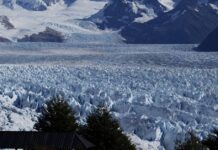 Glaciers melt and Patagonia grows