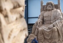 9000 tons of sand brought into shape