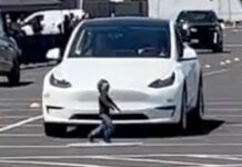 Tesla Autopilot runs over a child's mannequin