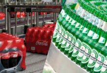 The beer and soft drink industry will 'review' its water consumption habits