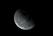 Asteroid collisions have moved the poles of the Moon about 300 kilometers
