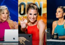 Silvina Moschini, unicorn look and “hunter” questions