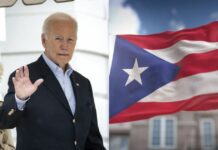 What is Joe Biden doing in Puerto Rico?