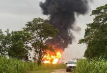 LAST MINUTE: A Pemex pipeline explodes in Tabasco